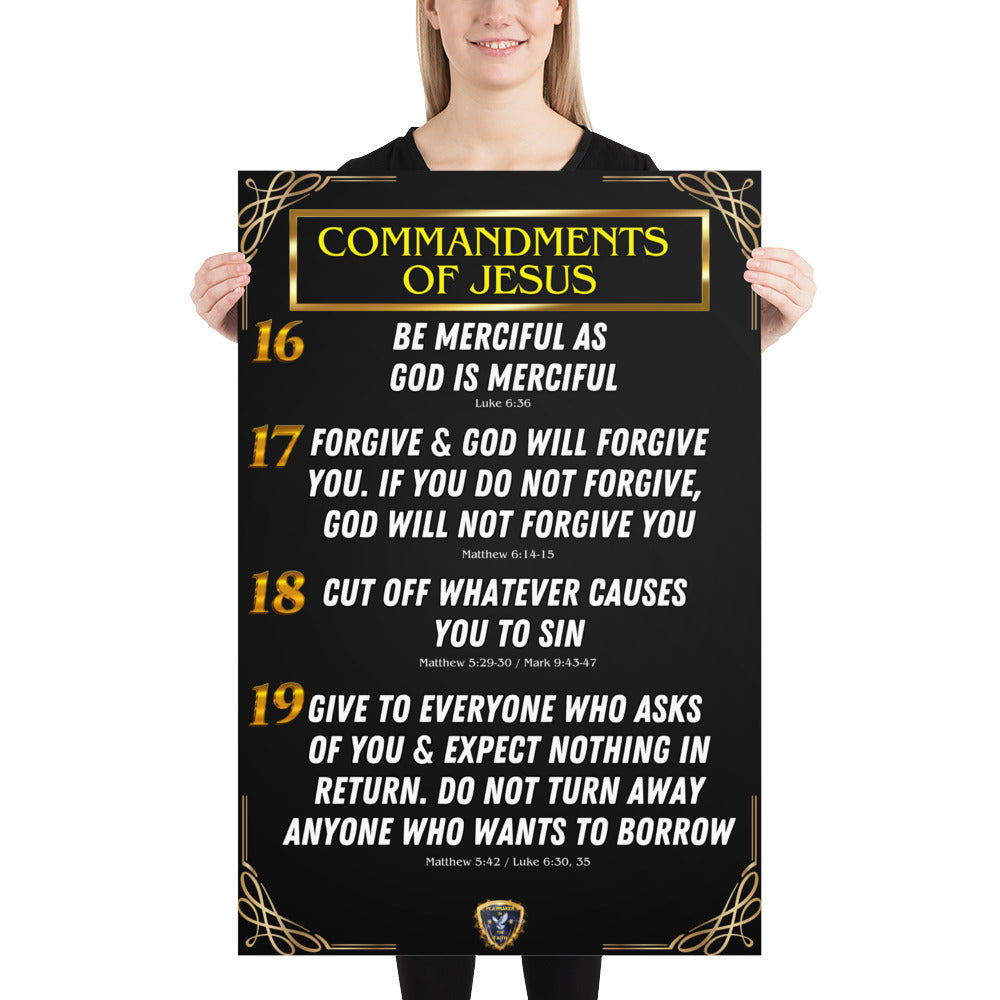Commandments of Jesus Part 4 Poster