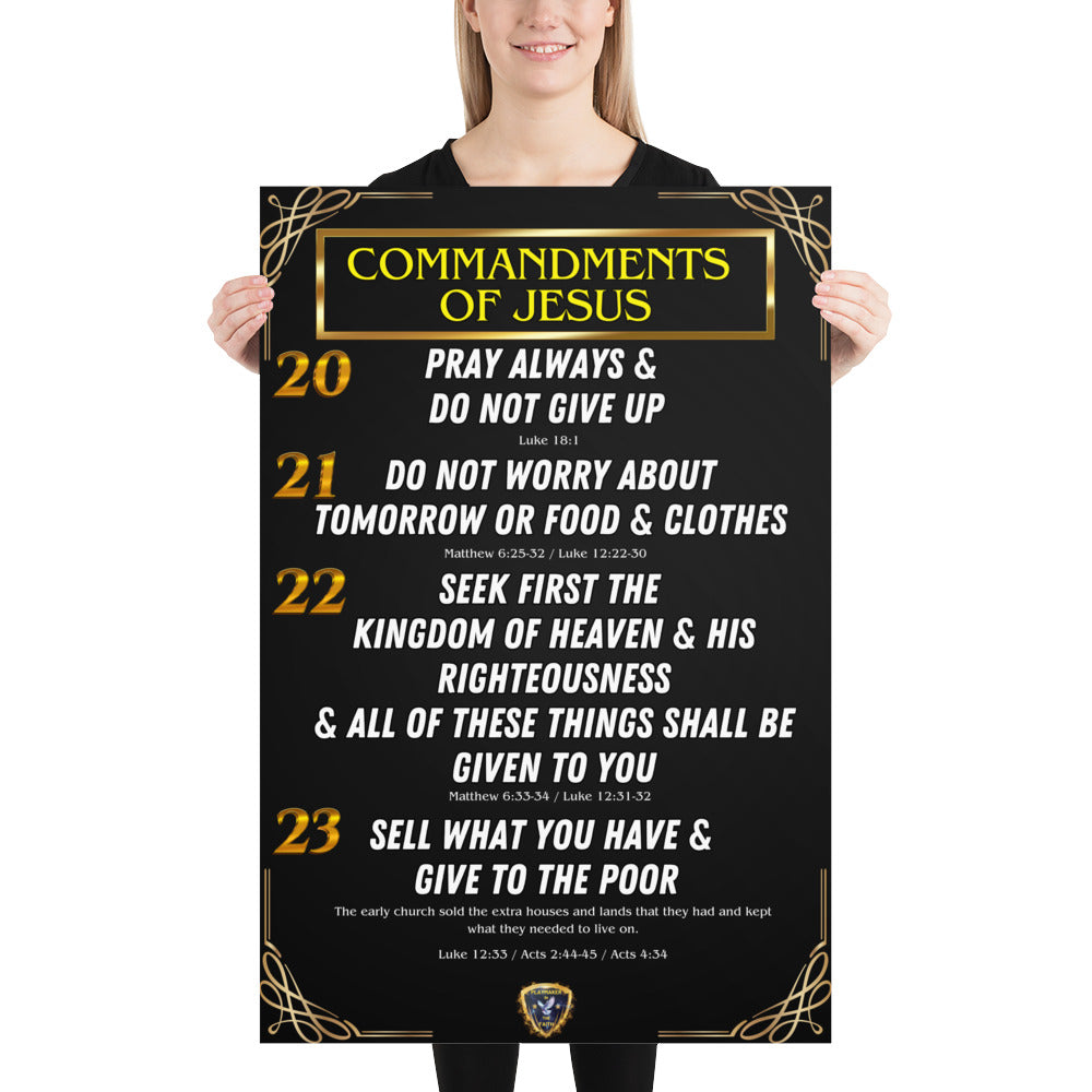 Commandments of Jesus Part 5 Poster