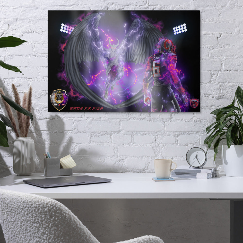 Playmaker In The Dark Angel & Player 6 Metal prints