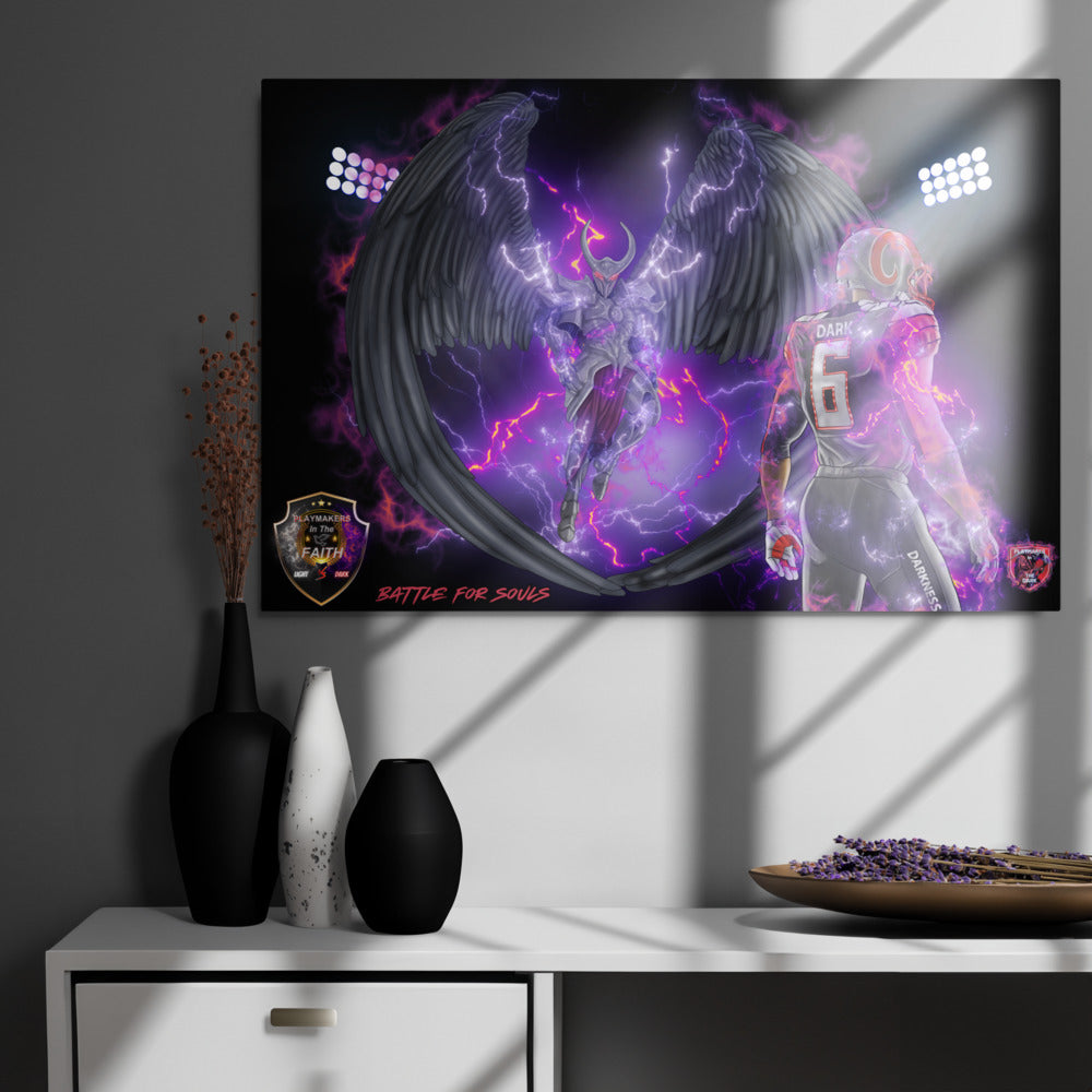 Playmaker In The Dark Angel & Player 6 Metal prints