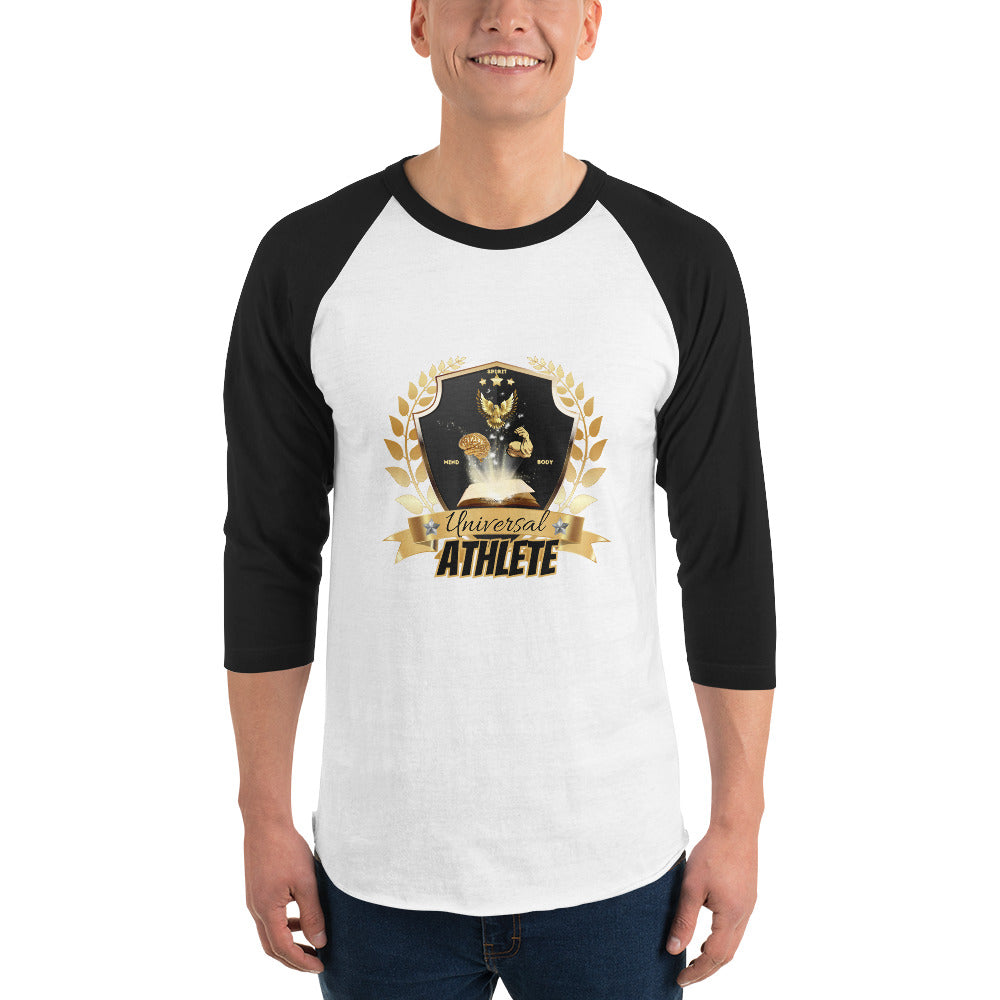 Universal Athlete 3/4 sleeve raglan shirt