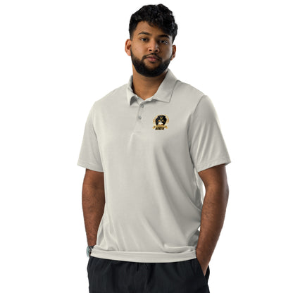 Universal Athlete Spirit Soul Body adidas space-dyed polo