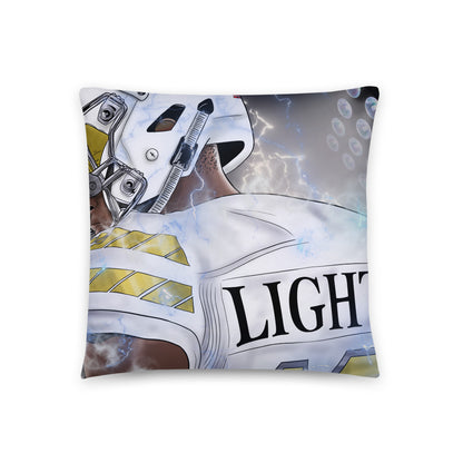 Playmaker In The Faith Football Basic Pillow