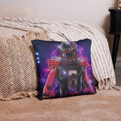 Playmaker In The Dark Football Basic Pillow