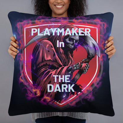 Playmaker In The Dark Football Basic Pillow