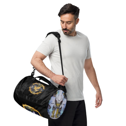 Playmaker In The Faith Fire Logo All-over print gym bag