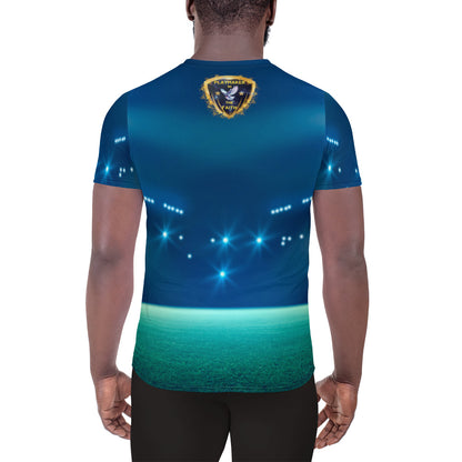 Universal Athlete Stadium Background All-Over Print Men's Athletic T-shirt