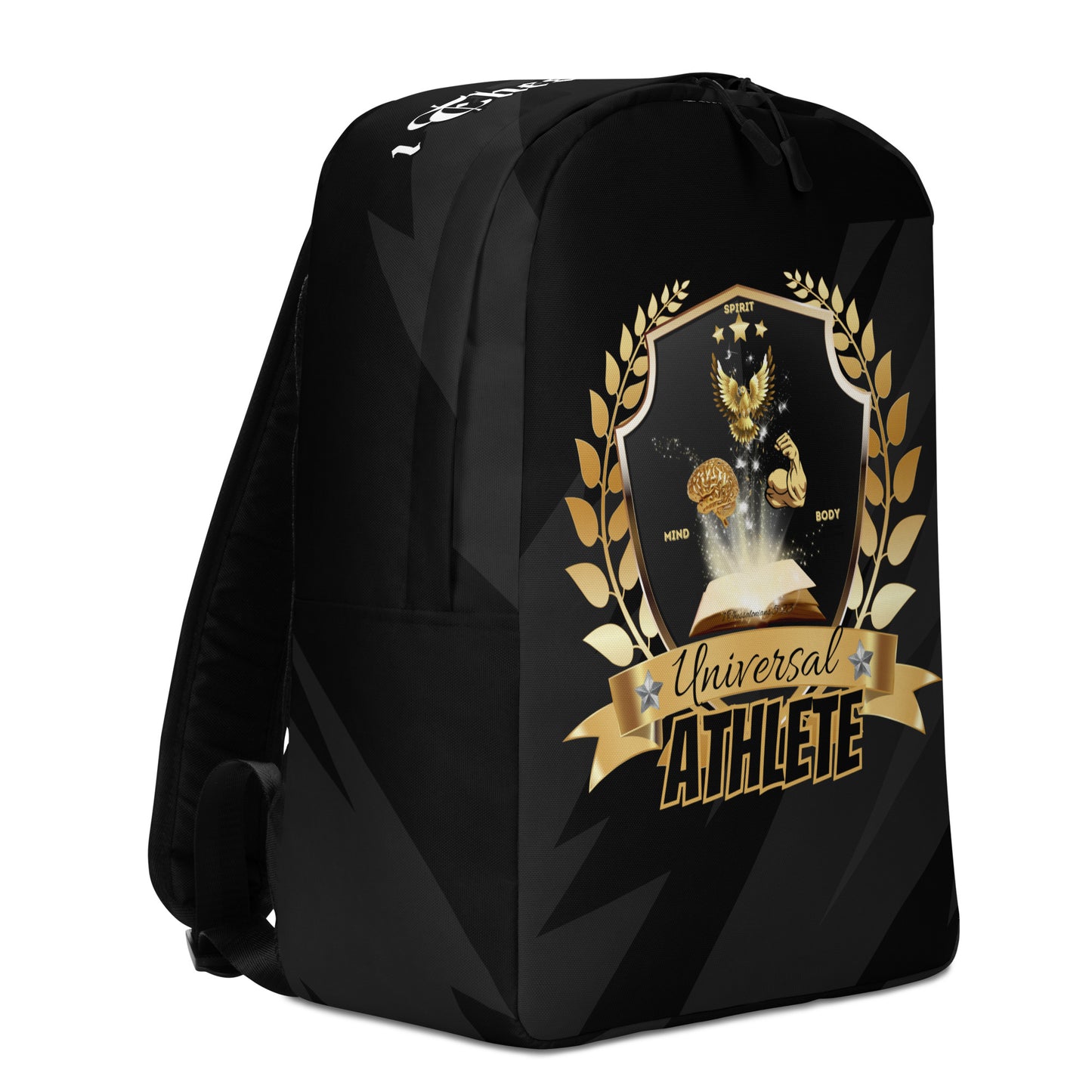 Universal Athlete Black Color Minimalist Backpack