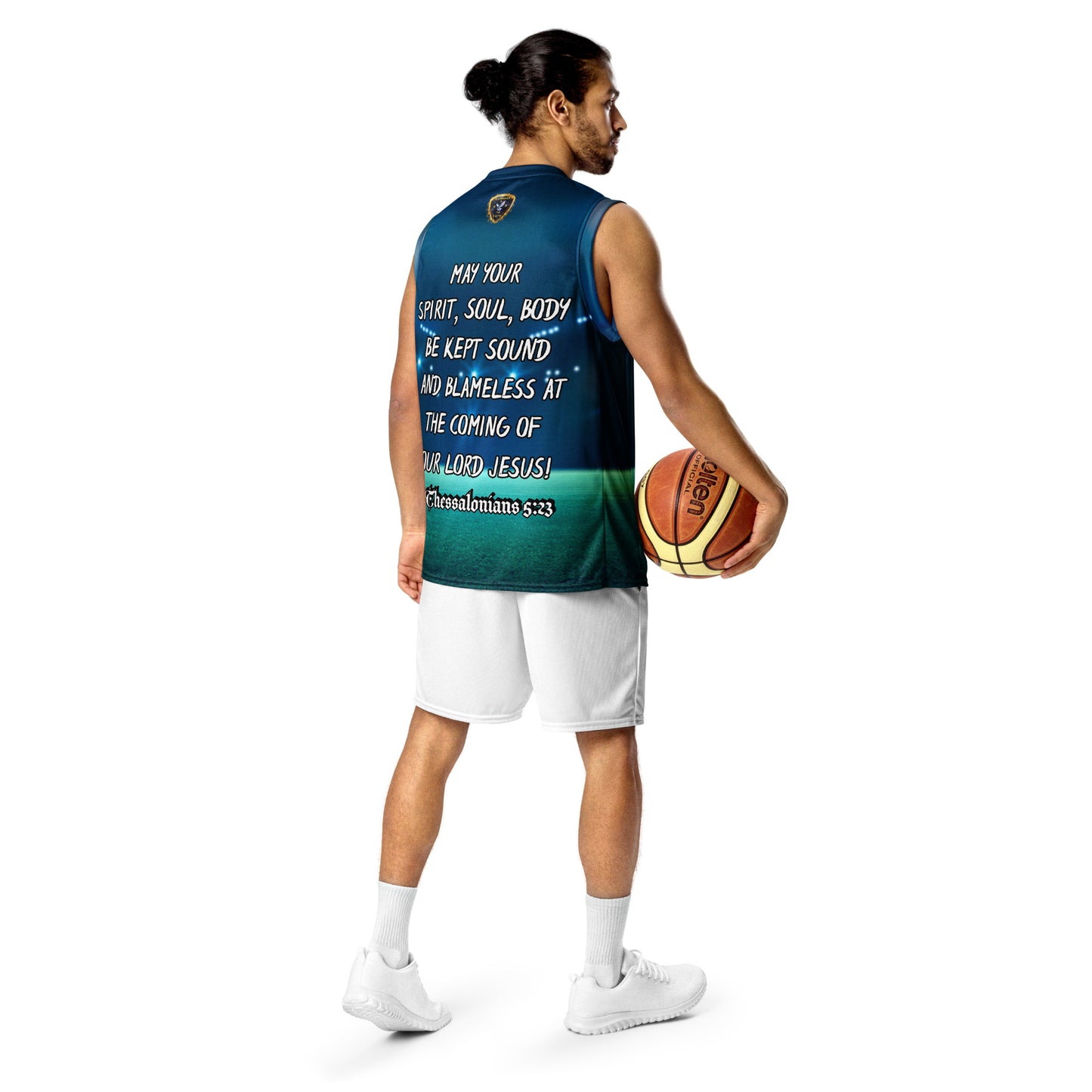 Universal Athlete Spirit Soul Body Recycled unisex basketball jersey