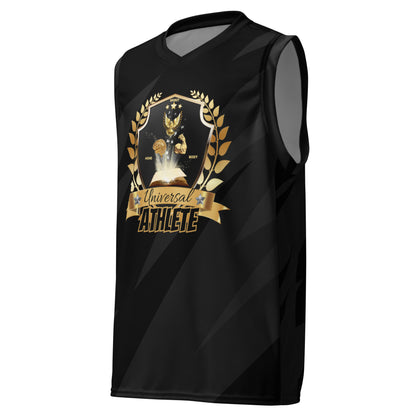 Universal Athlete Mind Body Spirit Recycled unisex basketball jersey