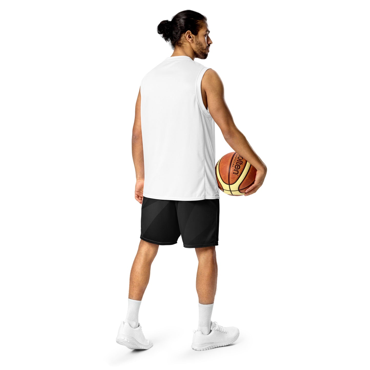 Black Playmaker In The Faith Unisex mesh shorts