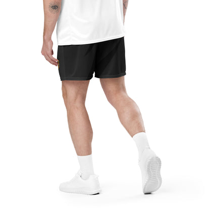 Black Playmaker In The Faith Unisex mesh shorts