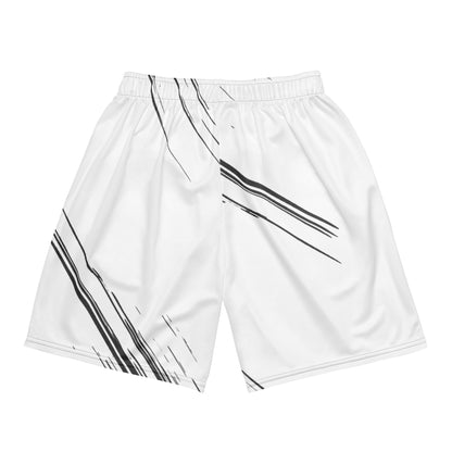 White& Black Playmaker In The Faith Unisex mesh shorts