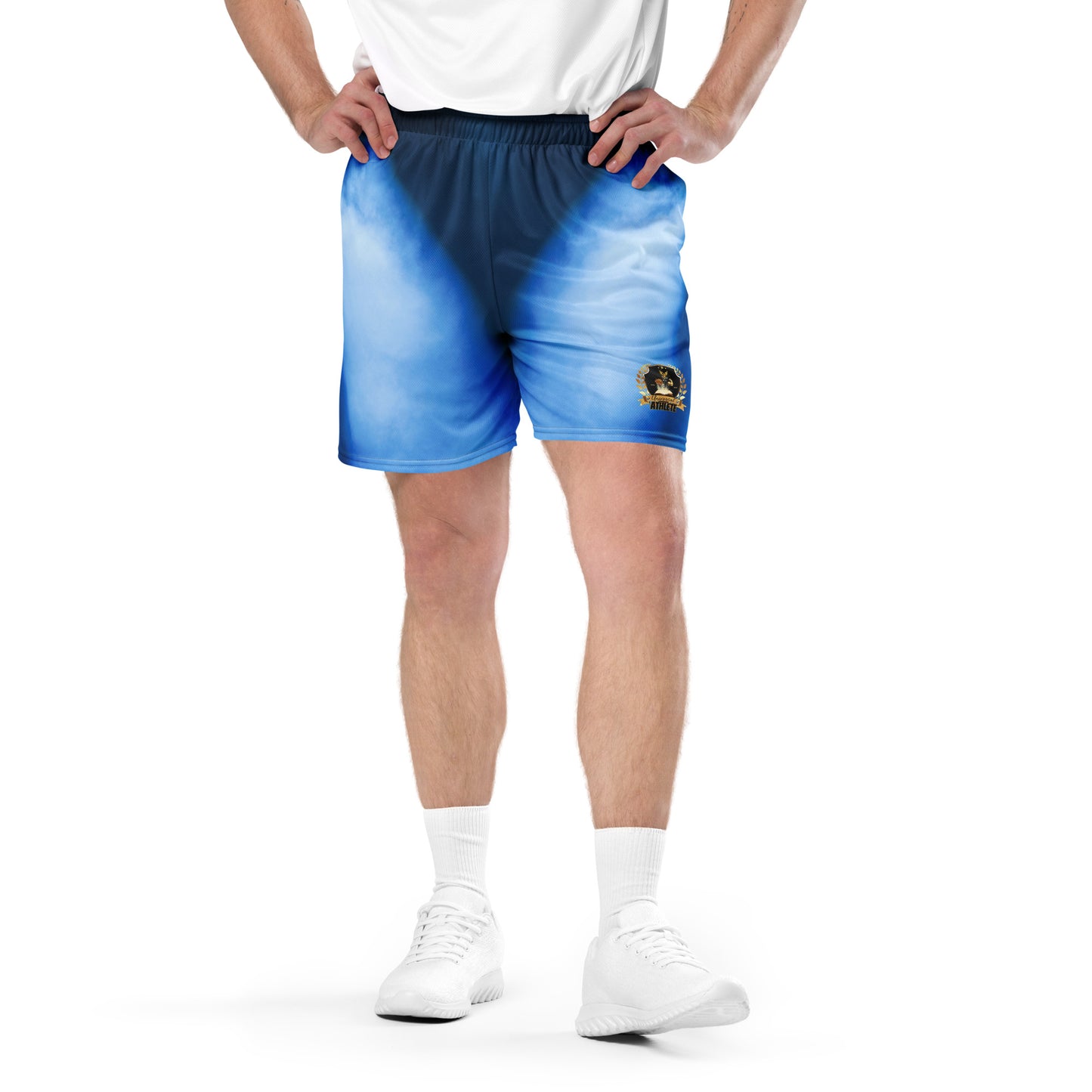 Universal Athlete Light Blue Unisex mesh shorts