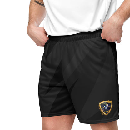 Black Playmaker In The Faith Unisex mesh shorts