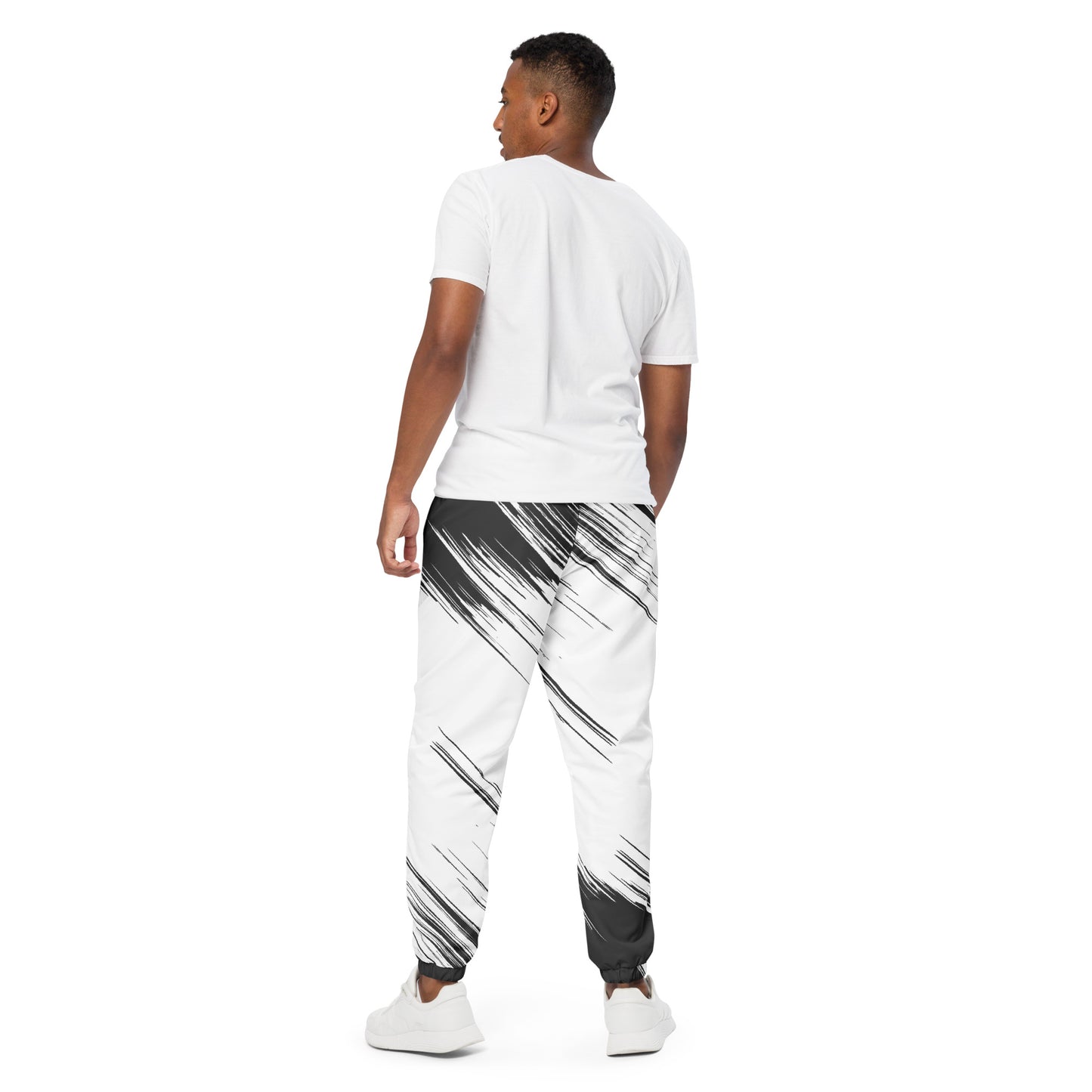 Black & White Playmakers Light vs Dark Logo Unisex track pants