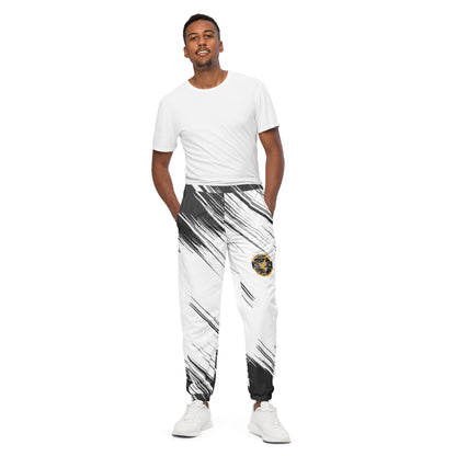 Black & White Playmakers Light vs Dark Logo Unisex track pants