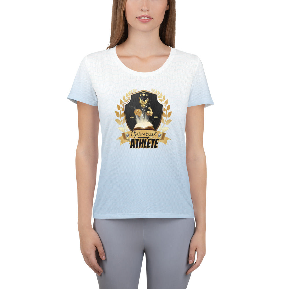 Universal Athlete Spirit Soul Body All-Over Print Women's Athletic T-shirt