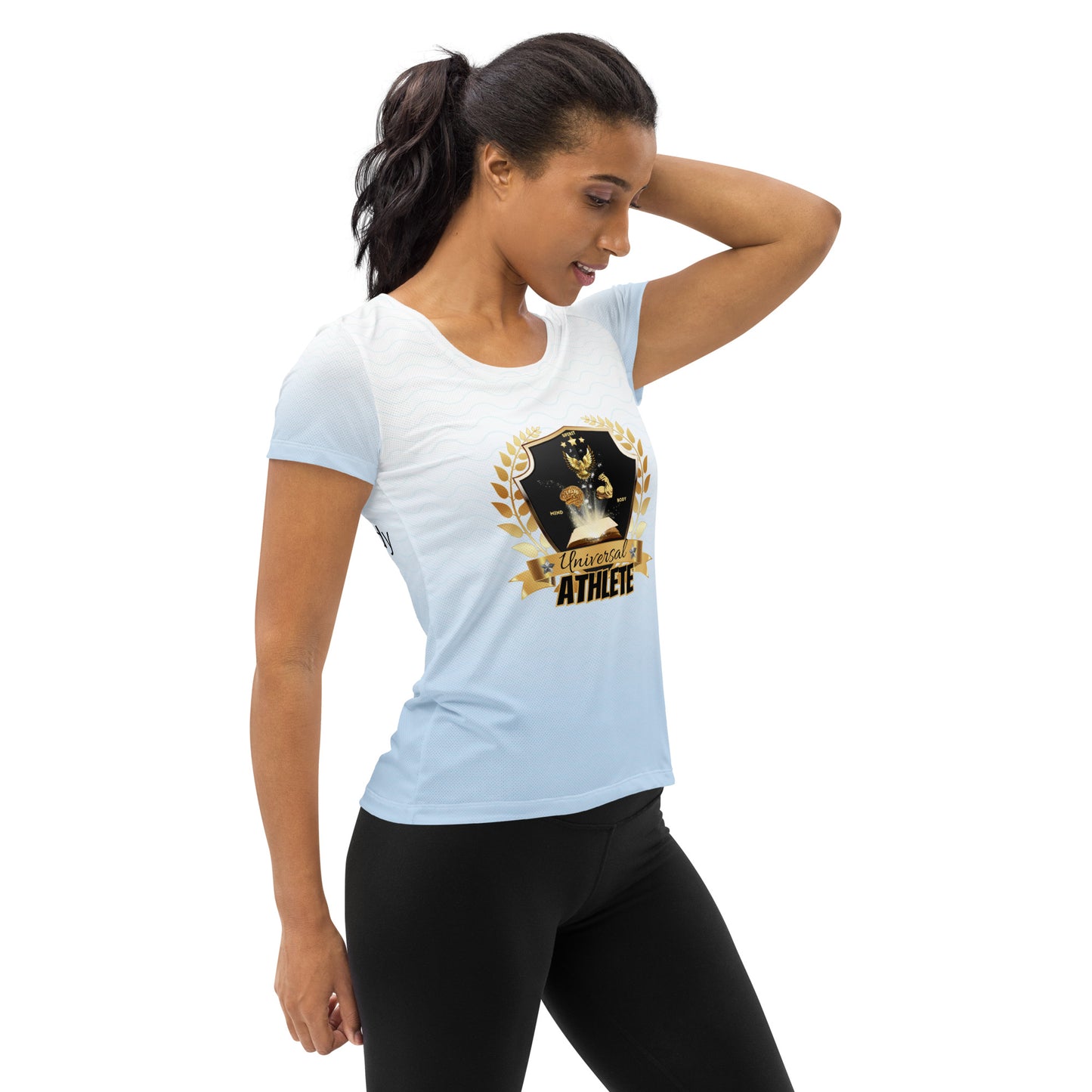 Universal Athlete Spirit Soul Body All-Over Print Women's Athletic T-shirt