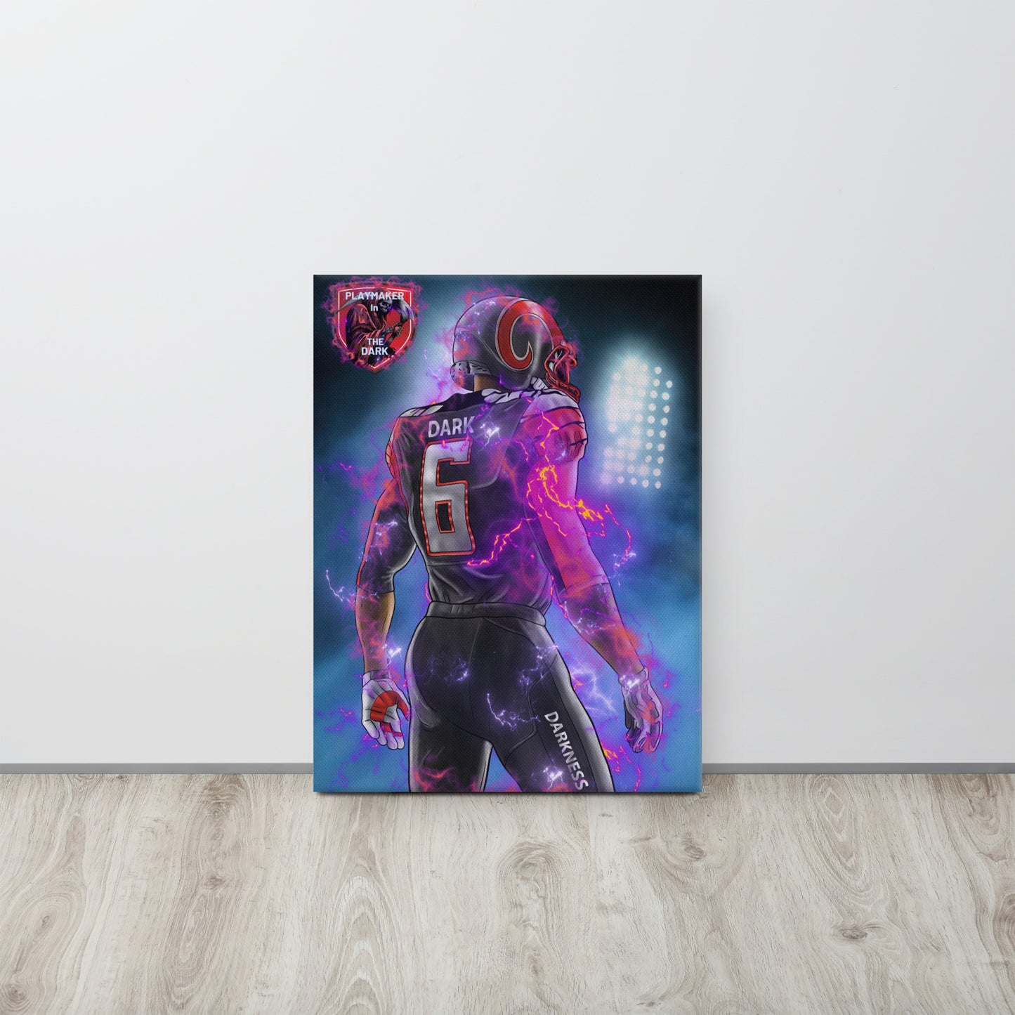 Playmaker In The Dark Back Canvas