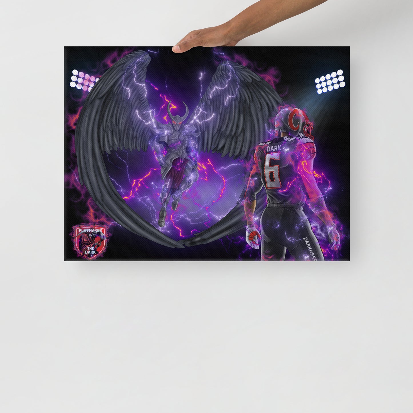 Playmaker In The Dark Angel & Player Canvas