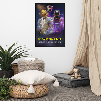 3D Sports TV Series & Video Game Framed poster