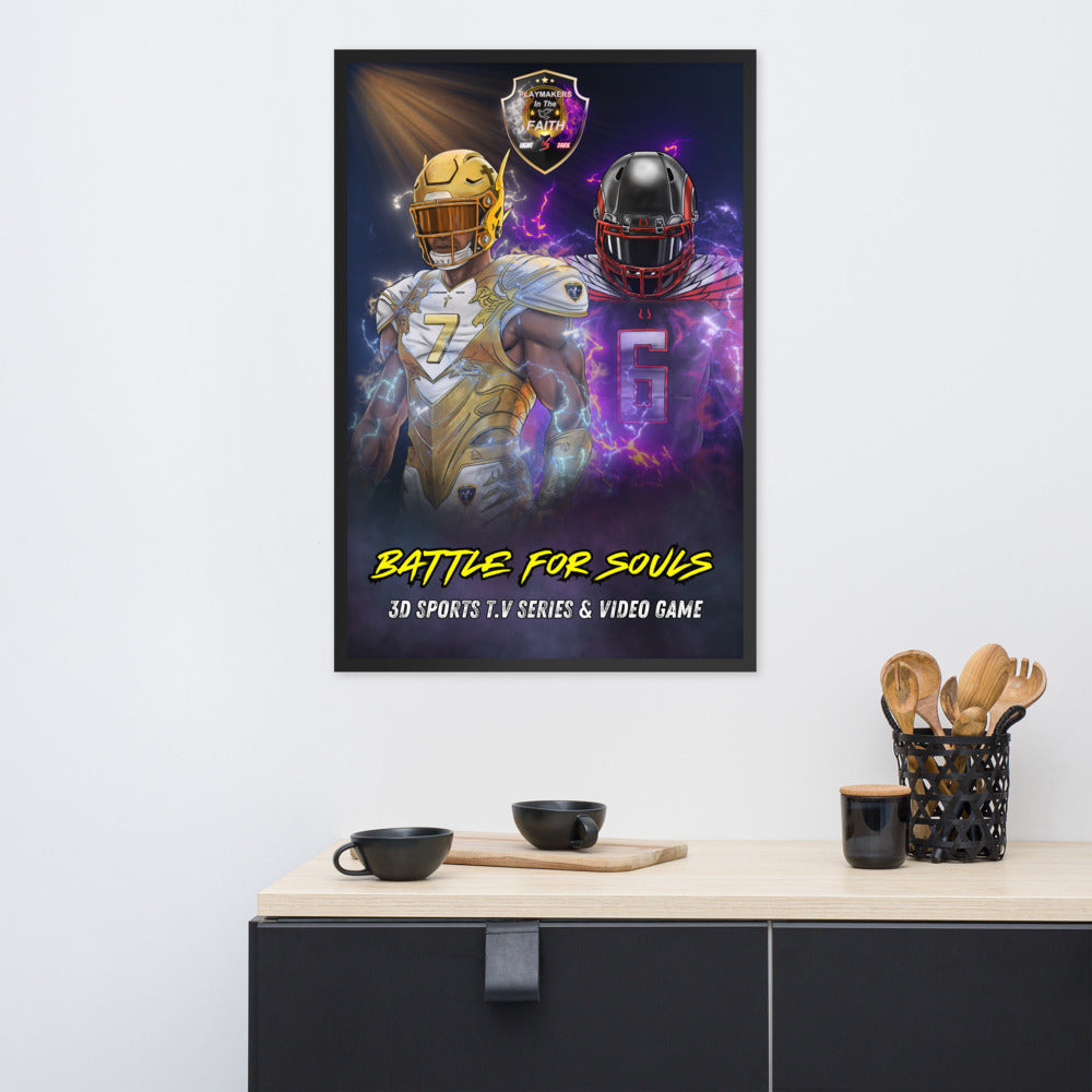 3D Sports TV Series & Video Game Framed poster