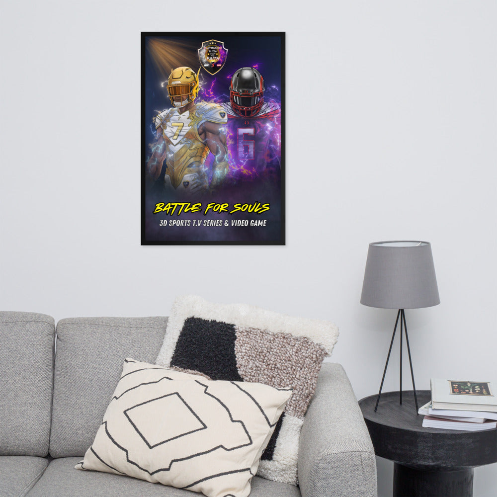 3D Sports TV Series & Video Game Framed poster