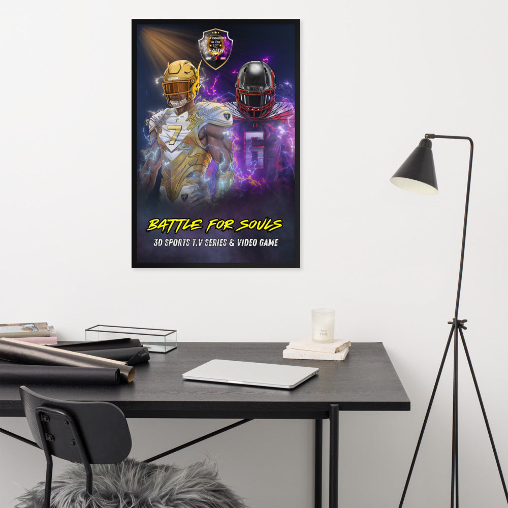 3D Sports TV Series & Video Game Framed poster