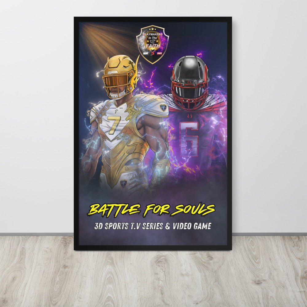 3D Sports TV Series & Video Game Framed poster