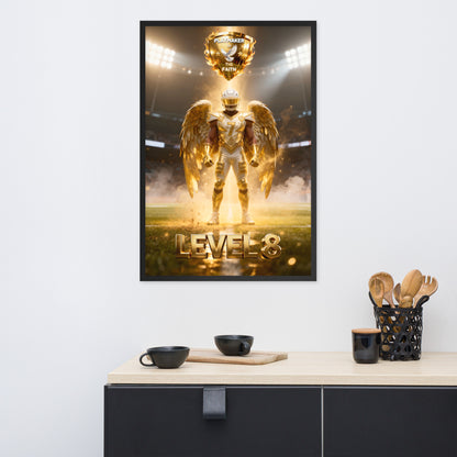 Playmaker In The Faith LEVEL 8 Framed poster