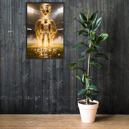 Playmaker In The Faith LEVEL 8 Framed poster