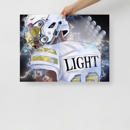 Playmaker In The Faith Back Light Poster