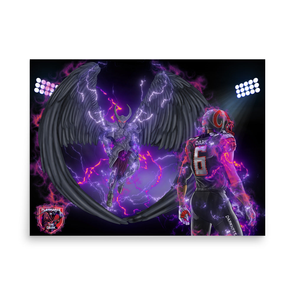 Playmaker In The Dark Angel & Player Poster