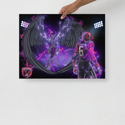 Playmaker In The Dark Angel & Player Poster