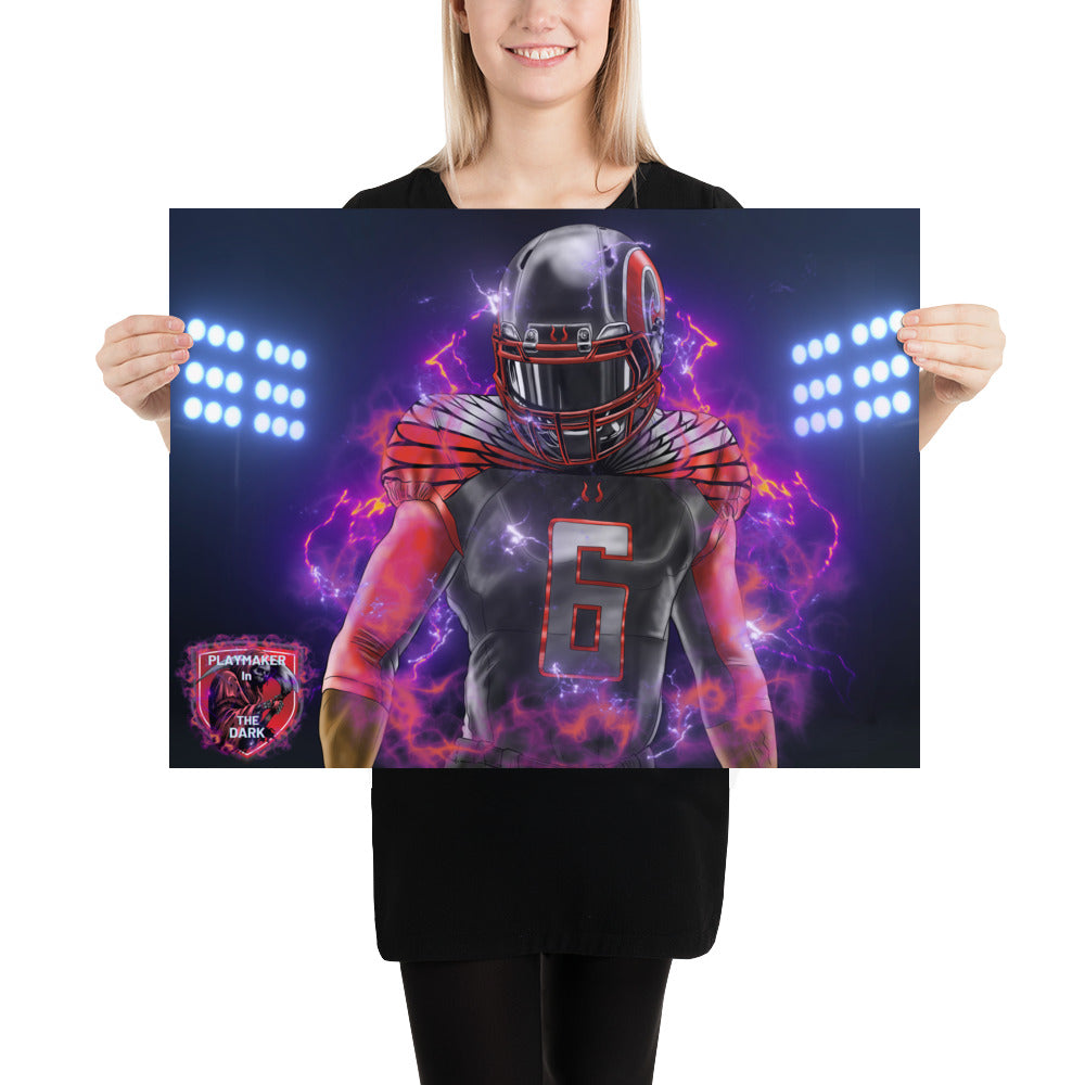 Playmaker In The Dark Imperial Player Poster