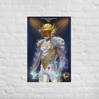 Playmaker In The Faith Luke 8:21 Poster