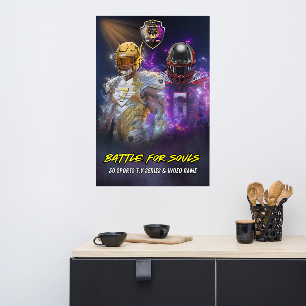 3D Sports T.V Series & Video Game Poster