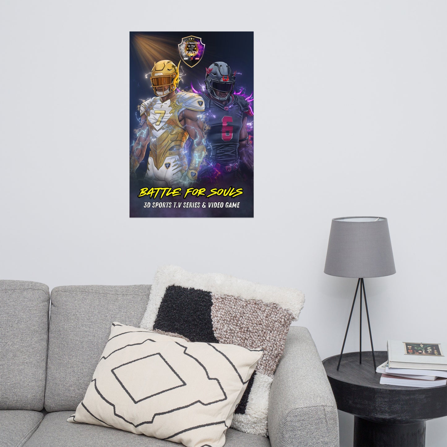 3D Sports T.V Series & Video Game Poster