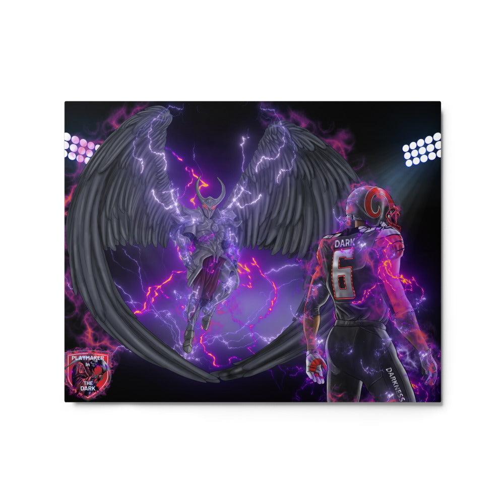 Playmaker In The Dark Angel & Player Metal prints