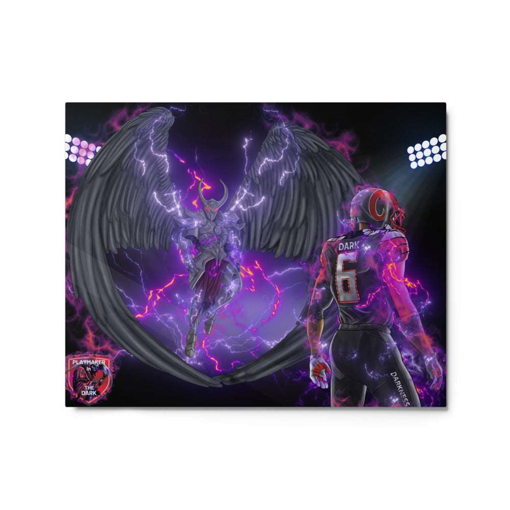 Playmaker In The Dark Angel & Player Metal prints