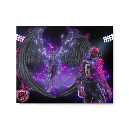 Playmaker In The Dark Angel & Player Metal prints