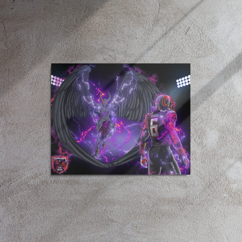 Playmaker In The Dark Angel & Player Metal prints