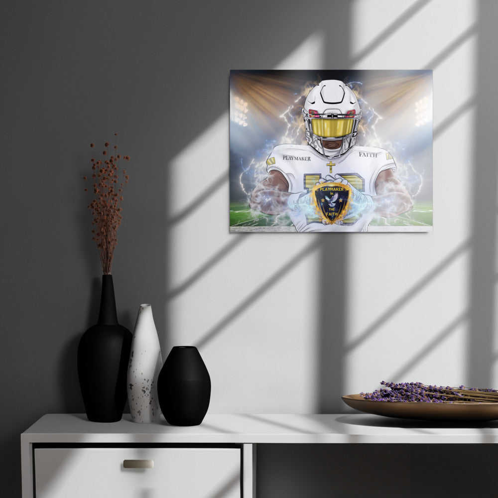 Playmaker In The Faith Front Dynasty Metal prints