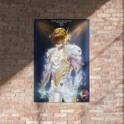 Playmaker In The Faith Luke 8:21 Metal prints