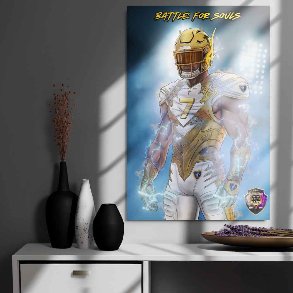 Light Playmaker #7 Battle For Souls Metal prints