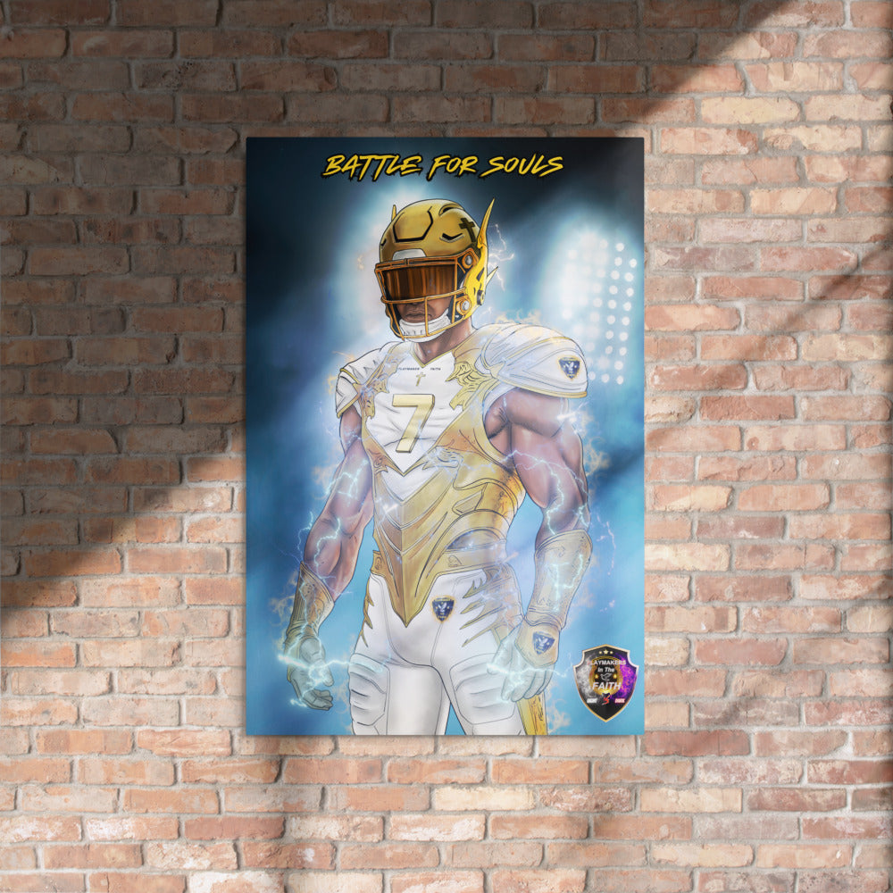 Light Playmaker #7 Battle For Souls Metal prints