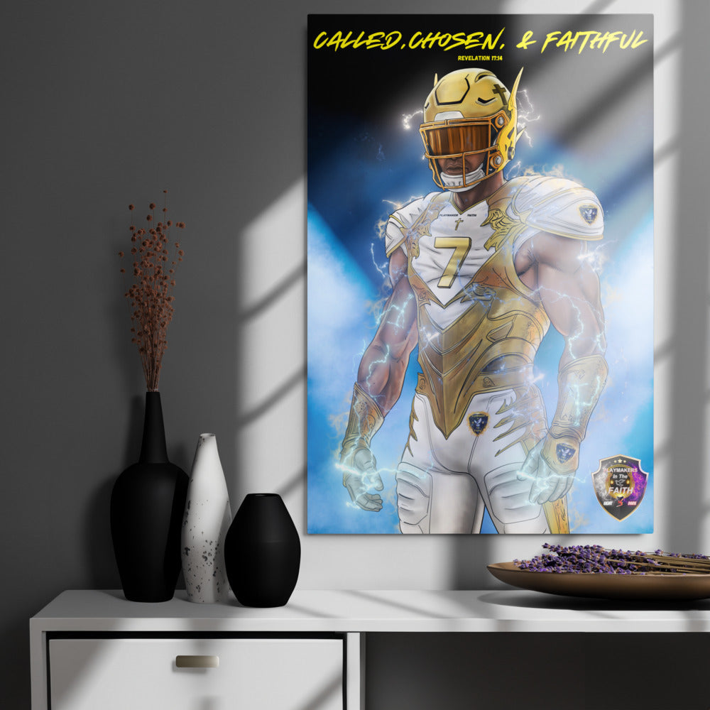 Called, Chosen, & Faithful Metal prints