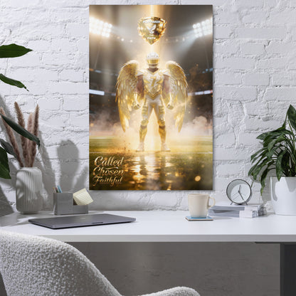 Playmaker In The Faith Level 8 - Called, Chosen, Faithful Metal prints