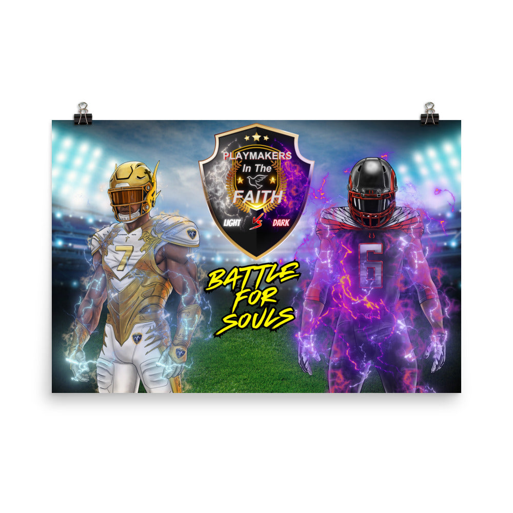 "Battle For Souls" Photo paper poster